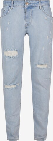 DEF Slimfit Jeans 'Noel' in Blauw: voorkant