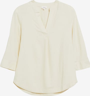 s.Oliver Bluse in Beige: Vorderseite