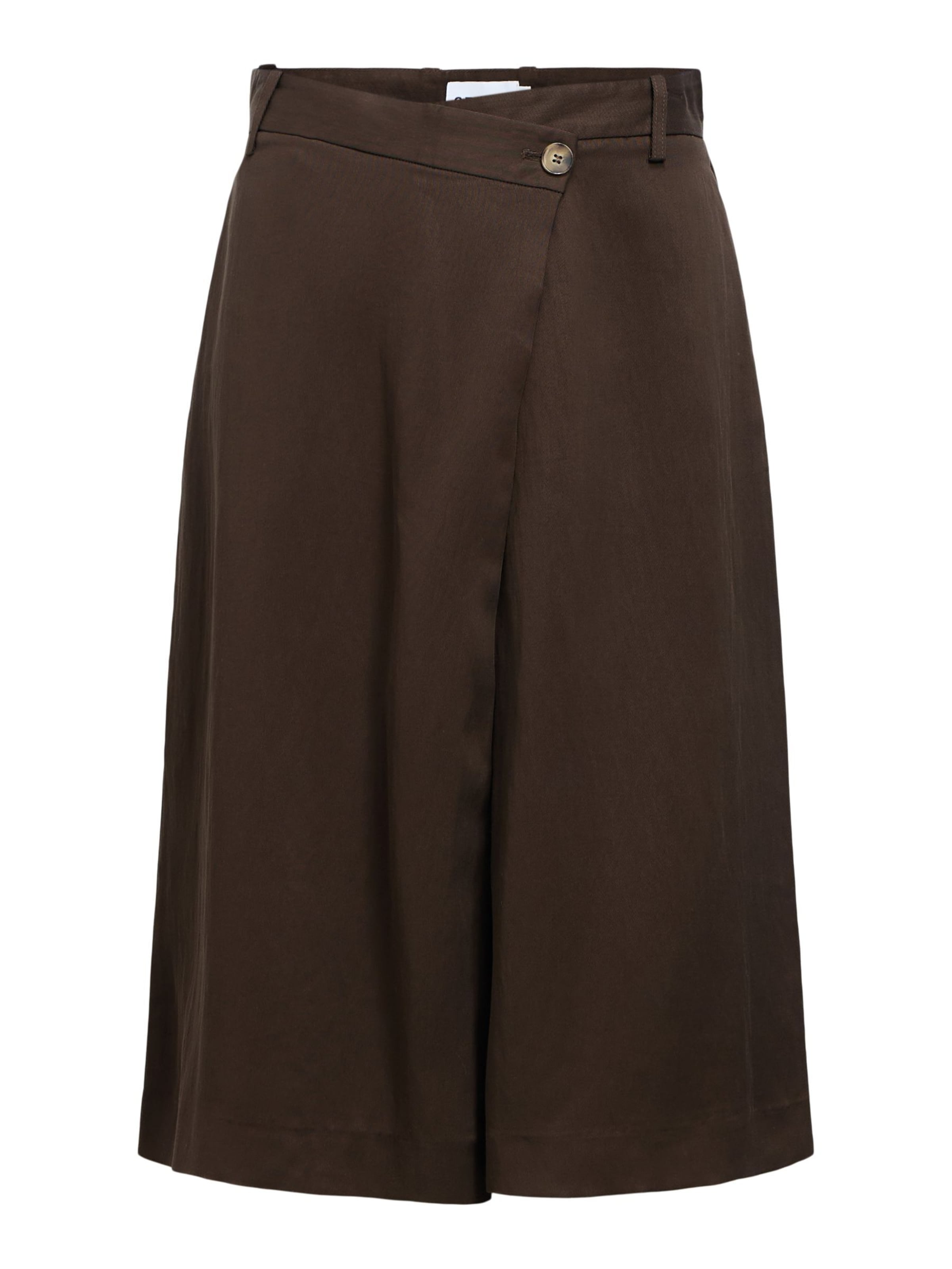 Loosefit Pantaloni 'OBJNolia' di OBJECT in marrone: frontale