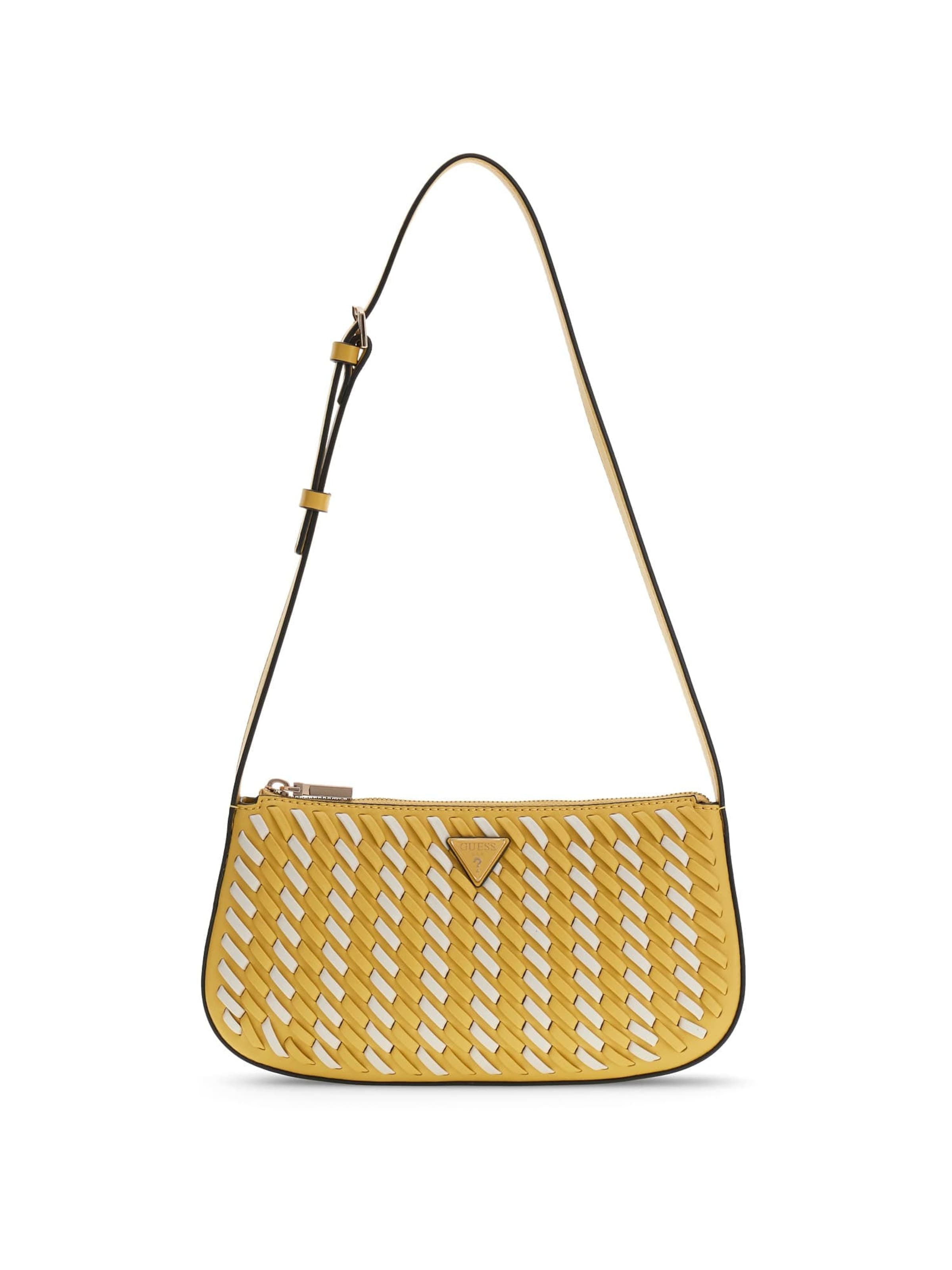 GUESS Schultertasche in Gelb: Vorderseite