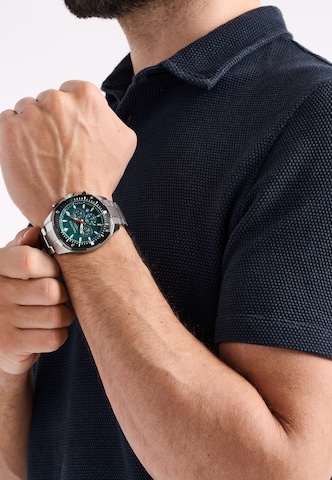 Montre à affichage analogique 'NCT BLUESAIL' NAUTICA en argent : devant