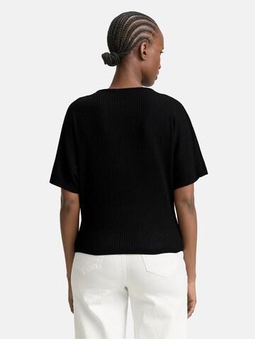 TOM TAILOR DENIM Shirt in Zwart