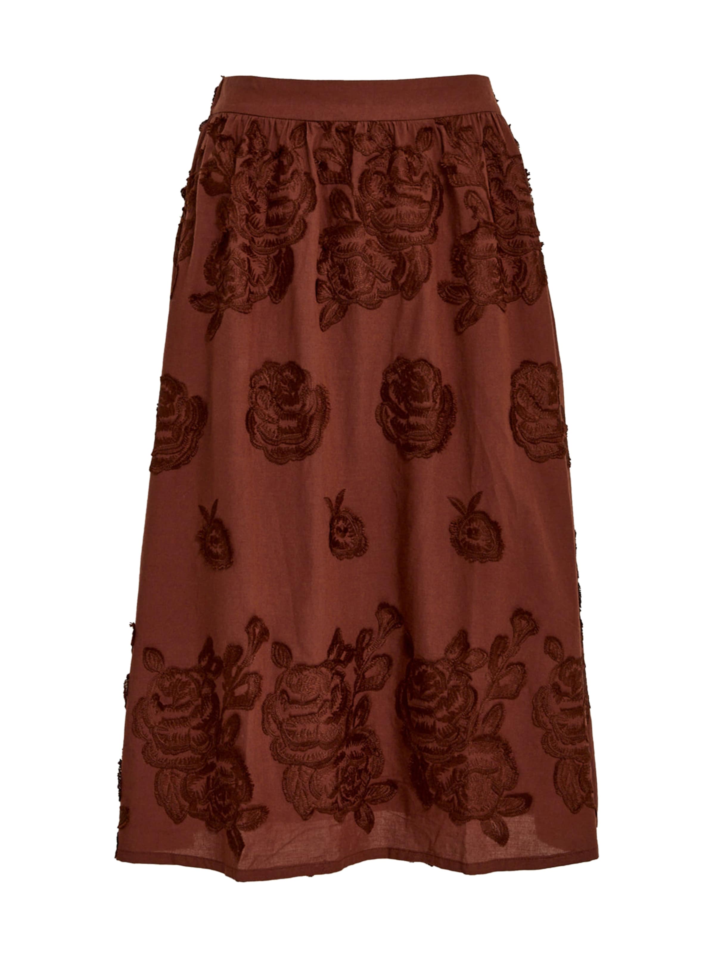 minus Nederdel ' MSGiana Midi Skirt ' i rød: forside