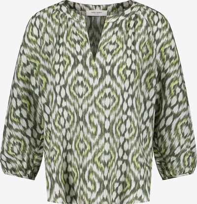 GERRY WEBER Bluse i lysegrønn / mørkegrønn / hvit, Produktvisning