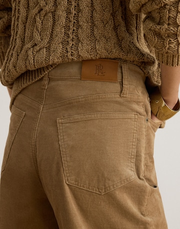 Wide leg Pantaloni '16 WALE' di Lauren Ralph Lauren in beige