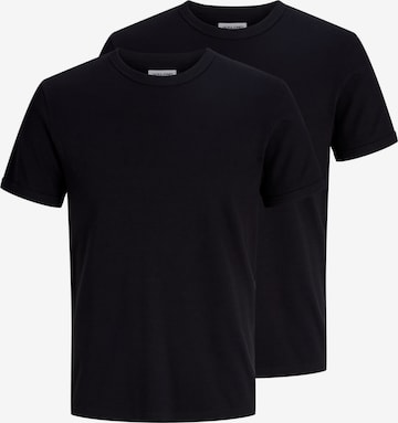 JACK & JONES - Camiseta en negro: frente