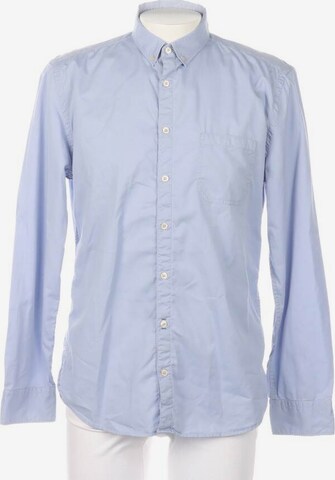 Marc O'Polo Button Up Shirt in L in Blue: front