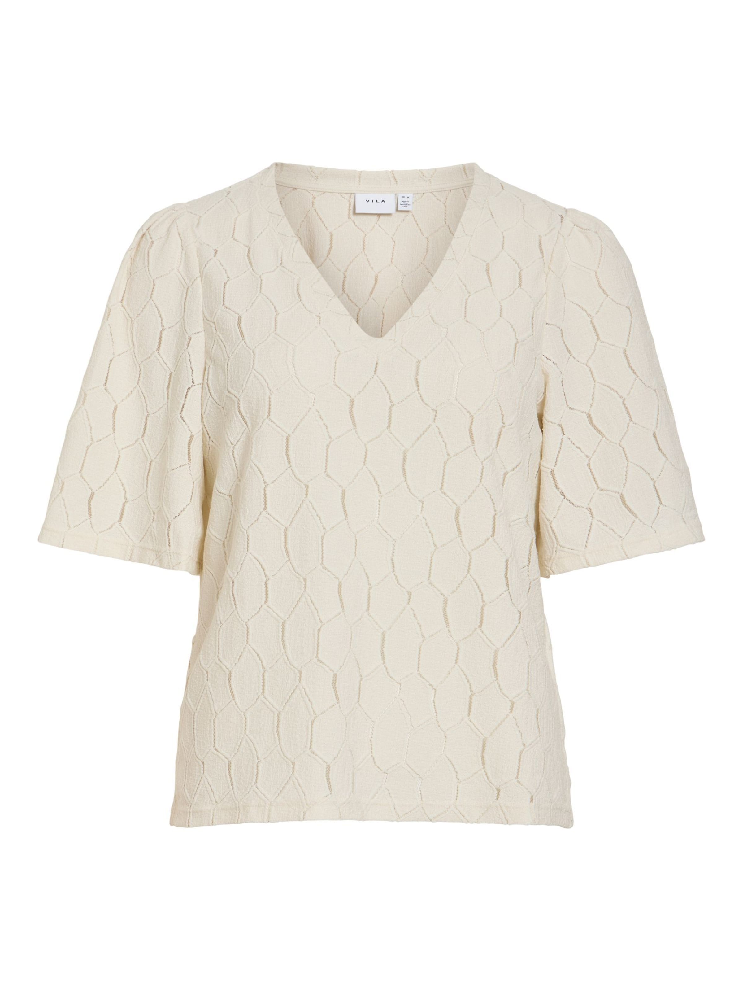 Chemisier 'VIMARCELLA' VILA en beige : devant