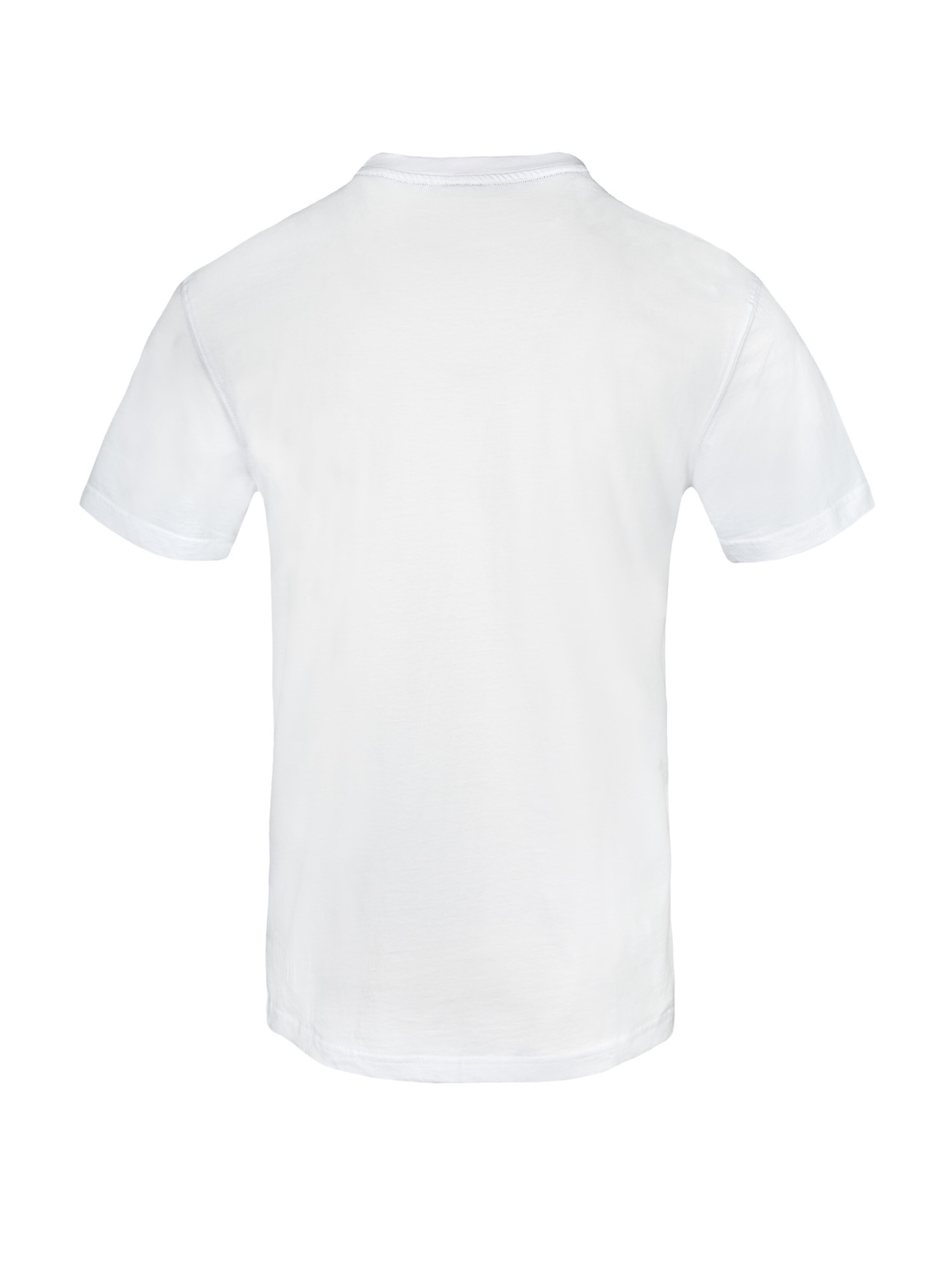 H.I.S T-Shirt ' Denim Heritage Big Logo ' in Weiß