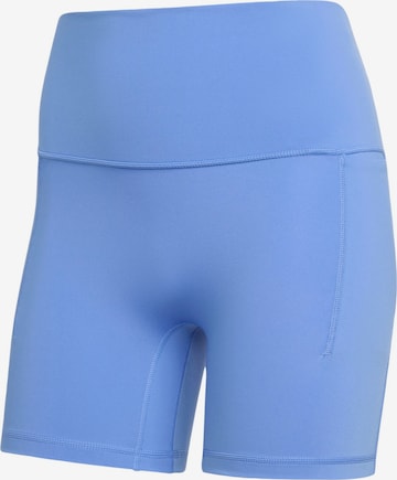 ADIDAS PERFORMANCE Skinny Sportshorts 'All Me' in Blau: Vorderseite