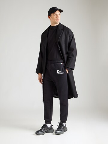 Effilé Pantalon 'Fabiano' Carlo Colucci en noir