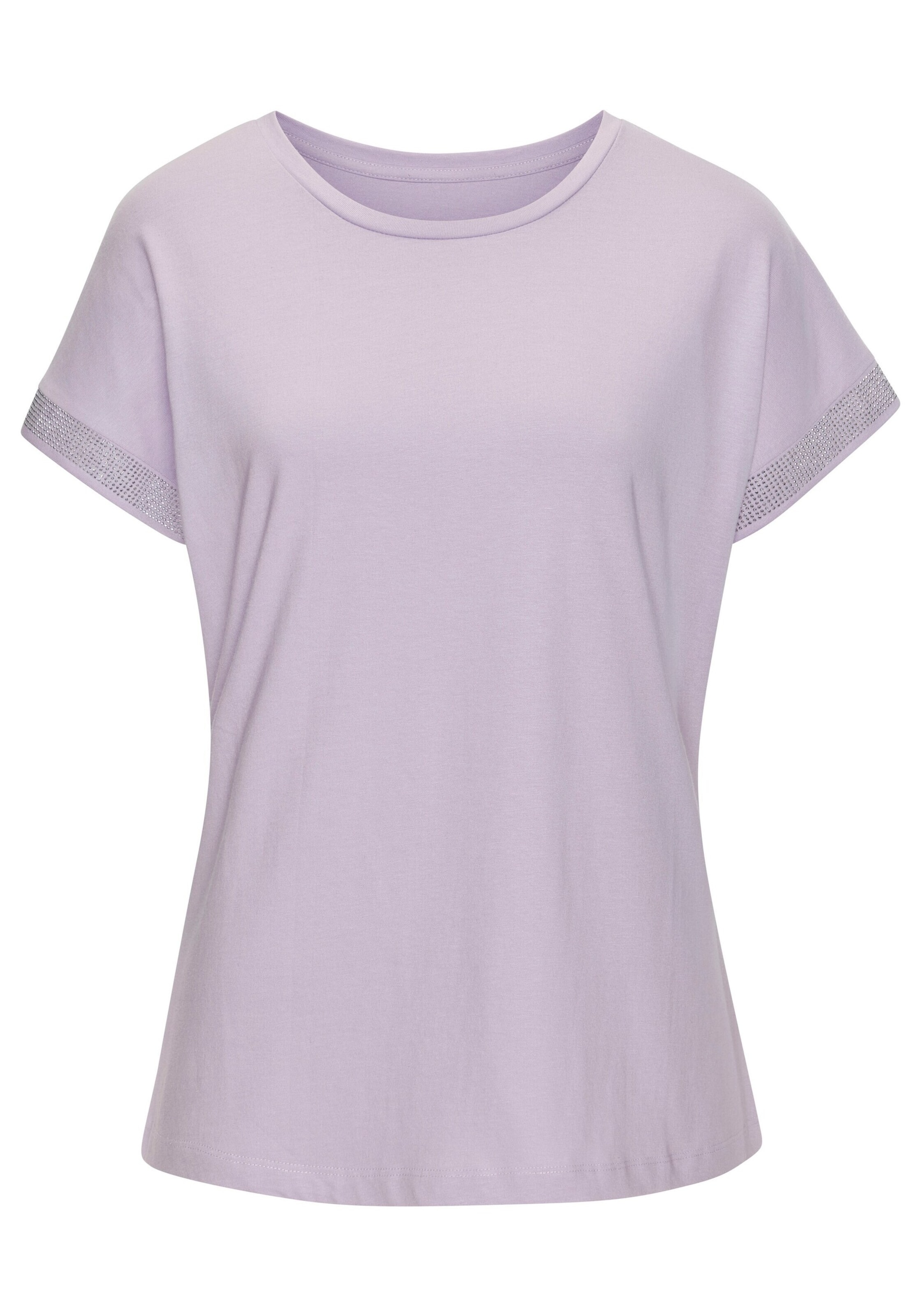 LASCANA Shirt in Purple: front