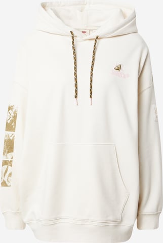 LEVI'S ® Sweatshirt 'Levi's® Women's Oron Hoodie' in White: front