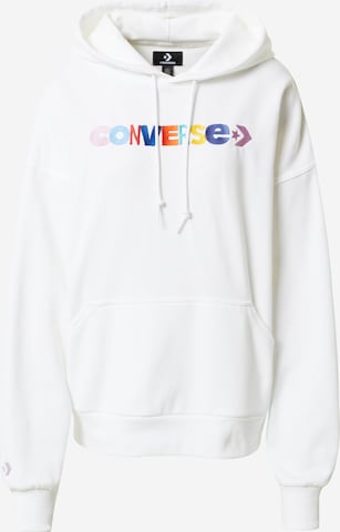 CONVERSE Sweatshirt in Wit: voorkant