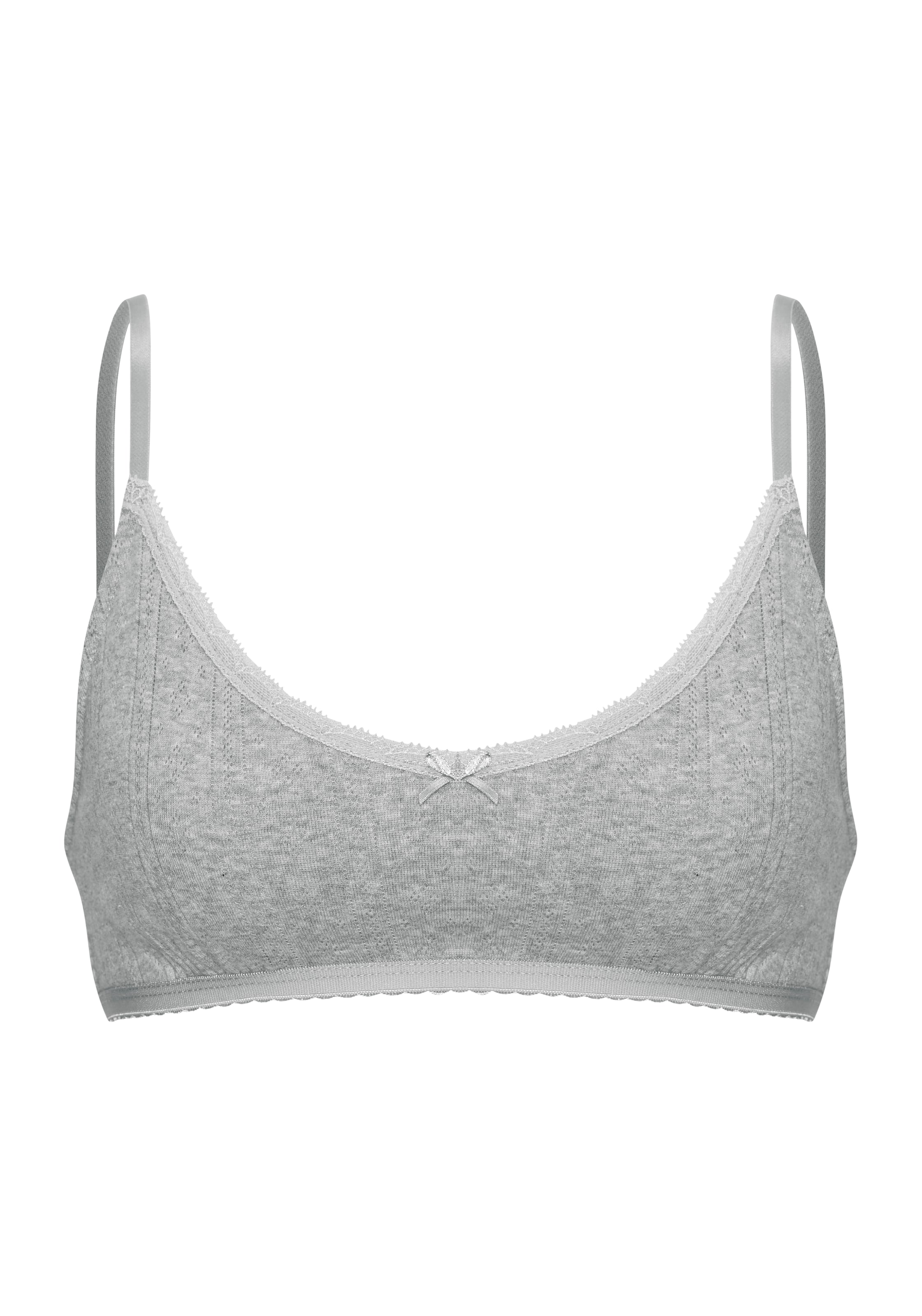 Bustino Reggiseno di VIVANCE in grigio: frontale