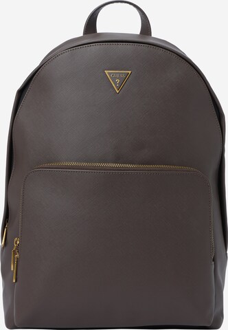 GUESS - Mochila en marrón: frente