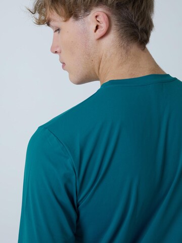 SPORTKIND - Camiseta funcional 'Crew Neck Long Sleeve Shirt' en verde