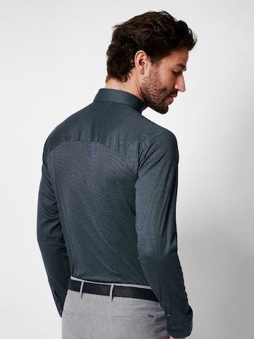 DESOTO Slim Fit Hemd 'Modern Kent'‌‌‌‌‌‌‌‌ in Blau