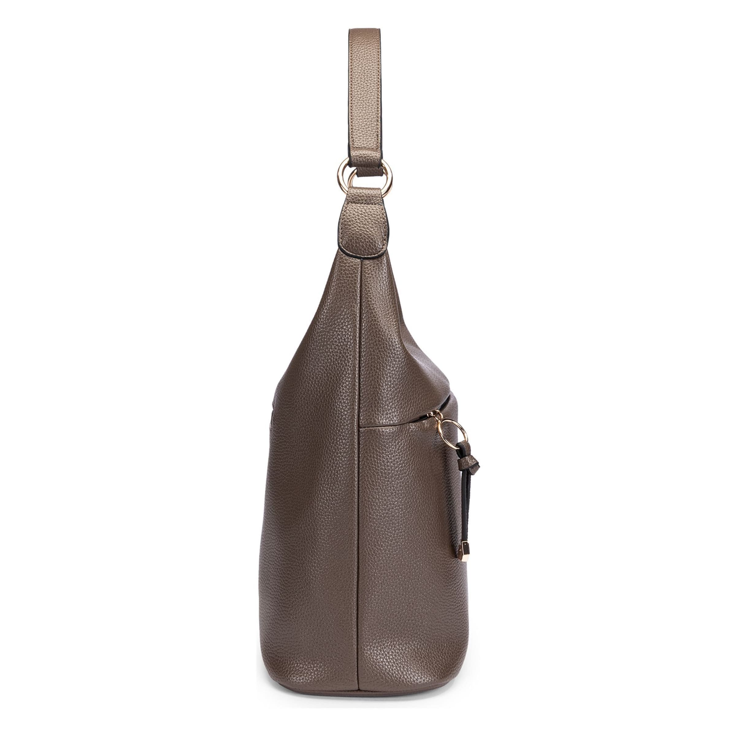 L.CREDI Schultertasche 'Maite' in Braun