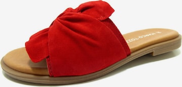 MARCO TOZZI Mules in Red: front