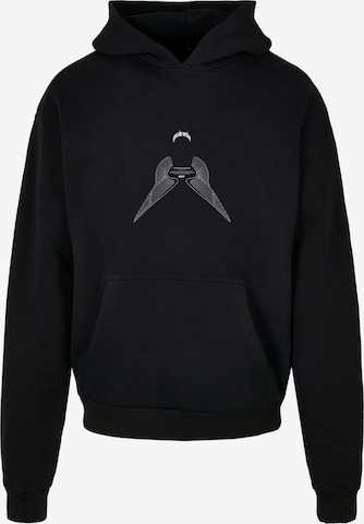 MJ Gonzales Sweatshirt 'Higher Than Heaven' in Black: front