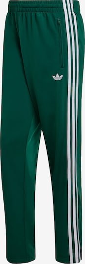 Kelnės 'Firebird' iš ADIDAS ORIGINALS, spalva – tamsiai žalia / balta, Prekių apžvalga