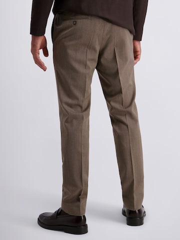 Regular Pantalon à plis 'Ryan' PIERRE CARDIN en marron