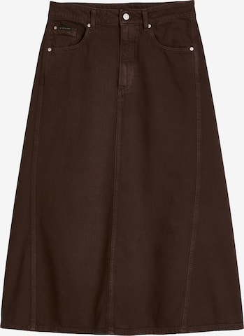Marc O'Polo DENIM Rok in Bruin: voorkant