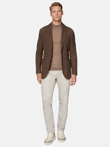 Boggi Milano Slim fit Pintsak w kolorze brązowy
