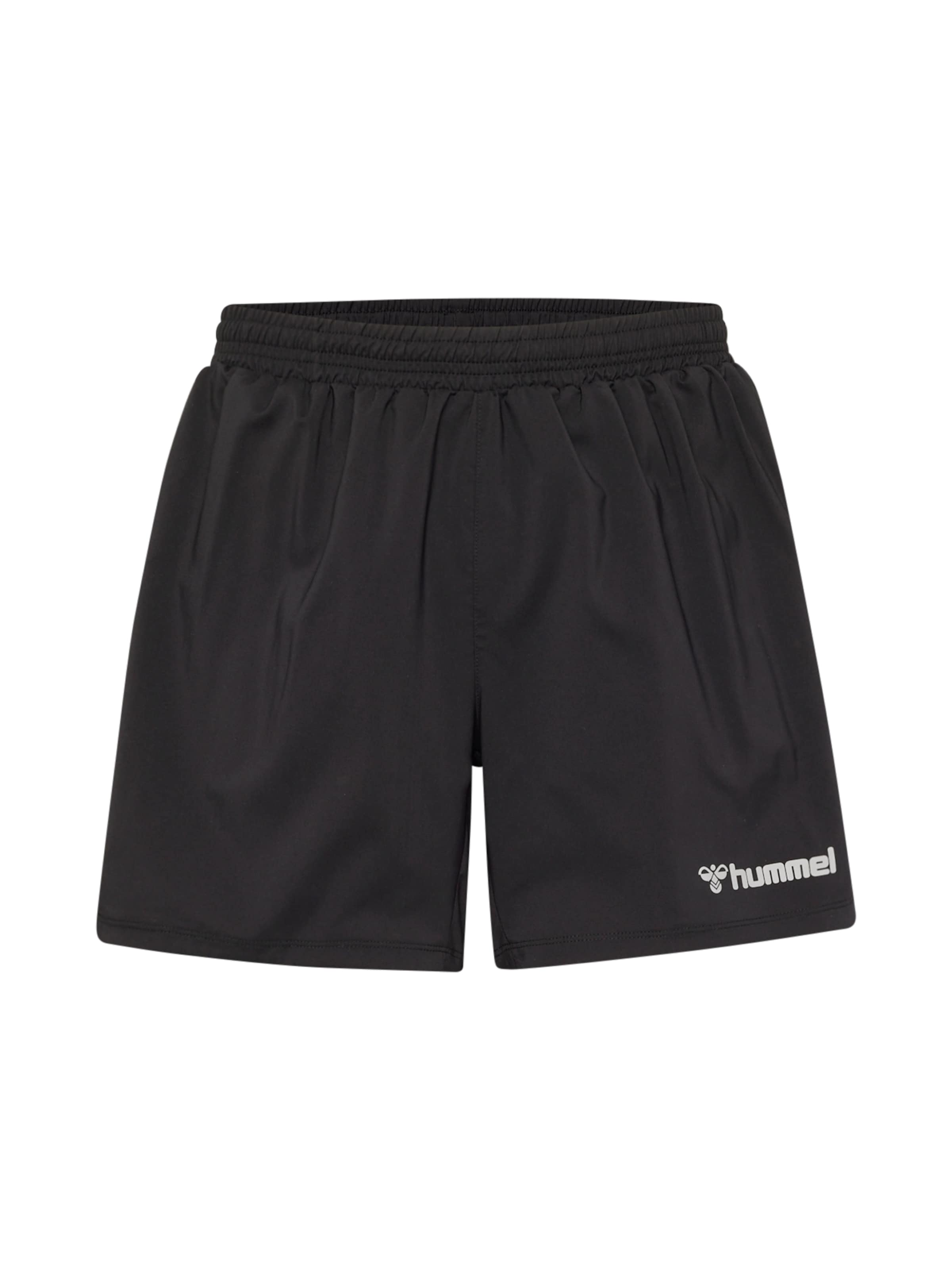 Hummel Regular Sportshorts in Schwarz: Vorderseite