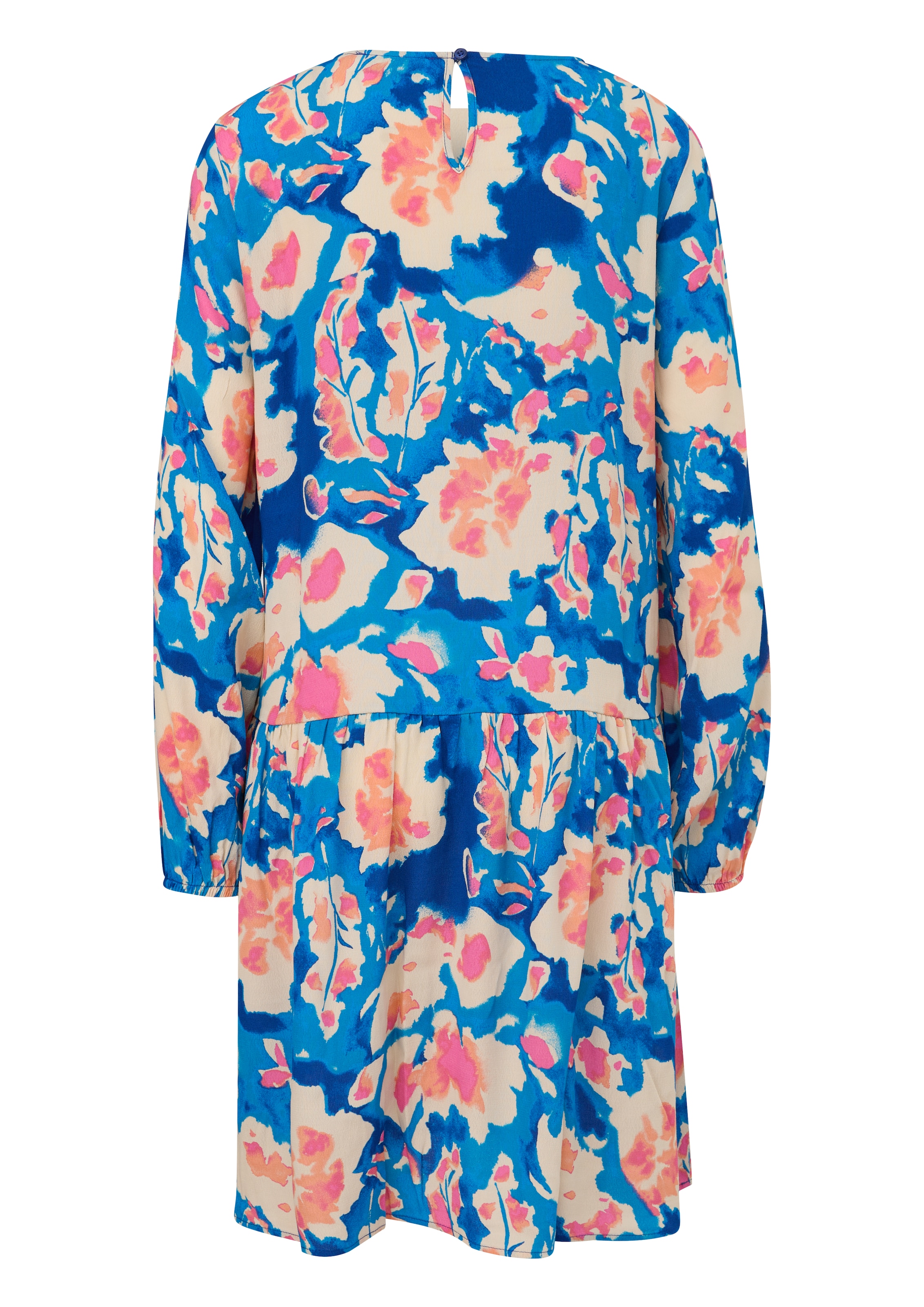 comma casual identity Kleid in Blau: Rückseite