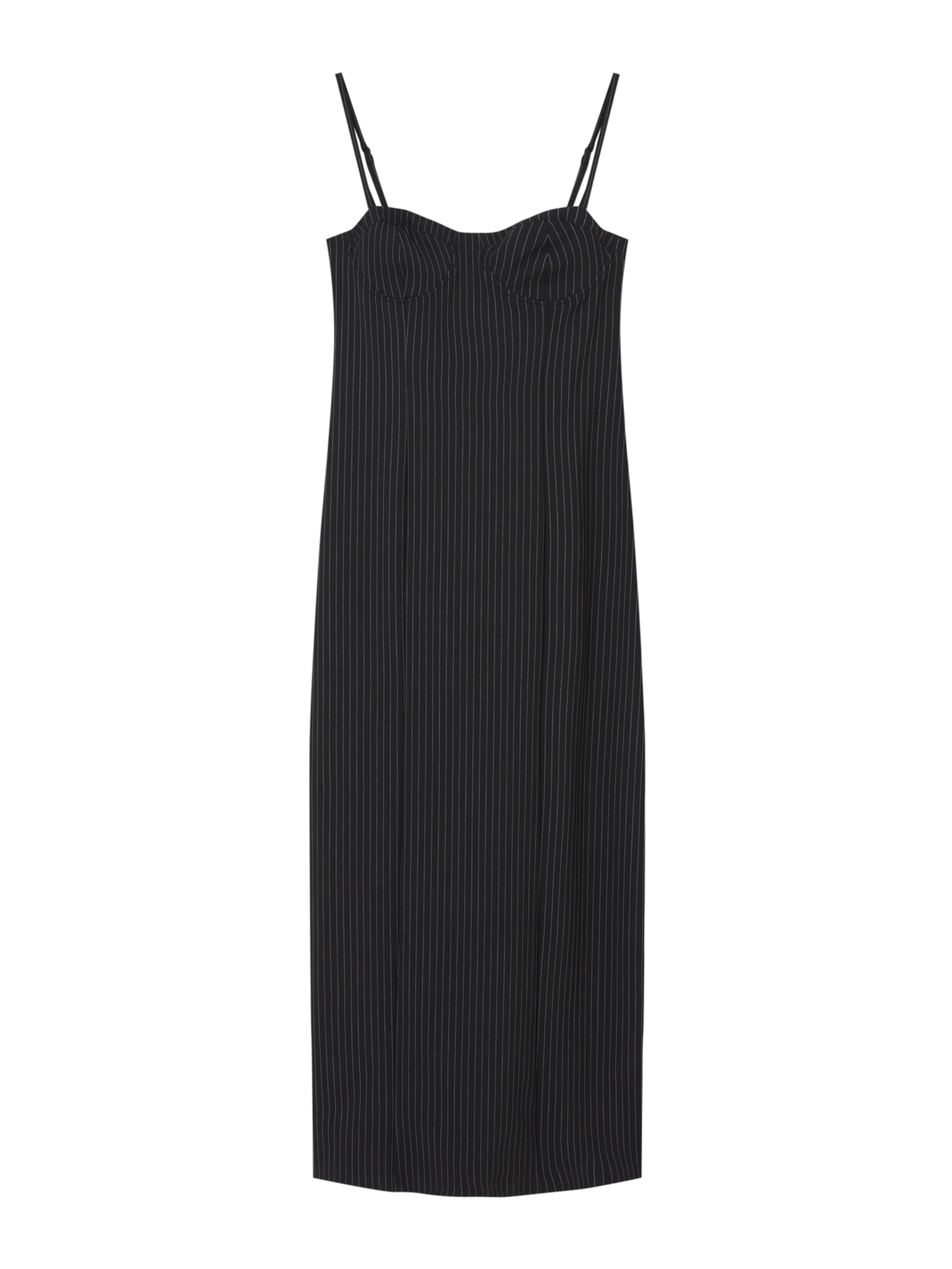 Pull&Bear Kleid in Schwarz: Vorderseite