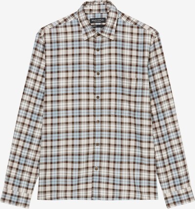 Marc O'Polo Hemd in beige / hellblau / braun, Produktansicht