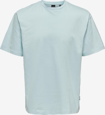 Only & Sons Shirt 'Fred' in Blue: front