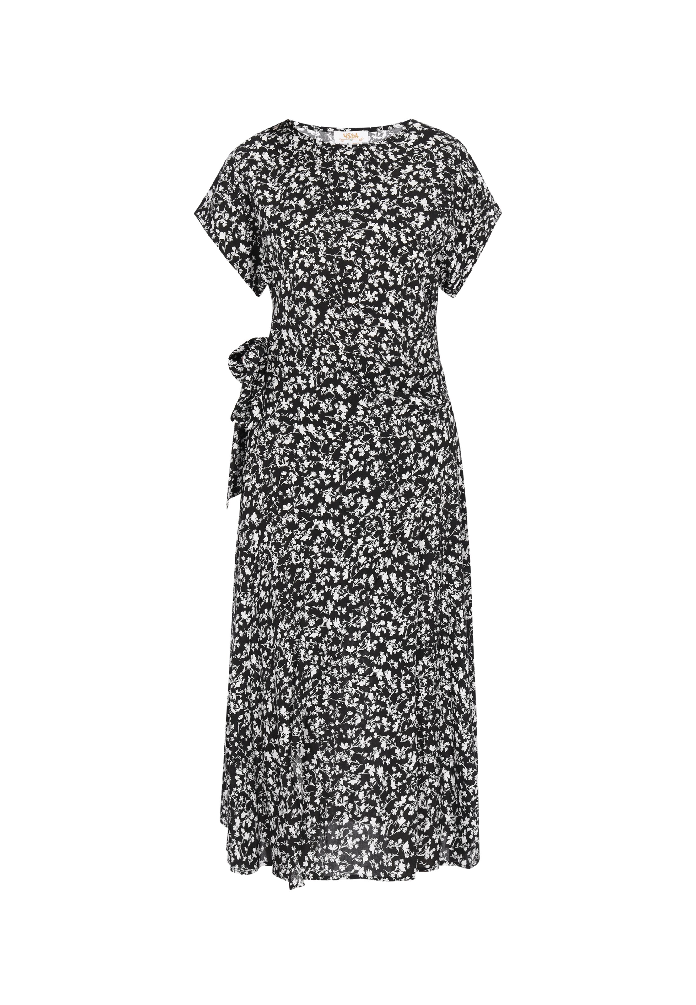 usha FESTIVAL Jurk in Zwart: voorkant