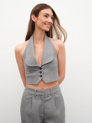 RÆRE by Lorena Rae Suit Vest 'Gianna' in Grey: front
