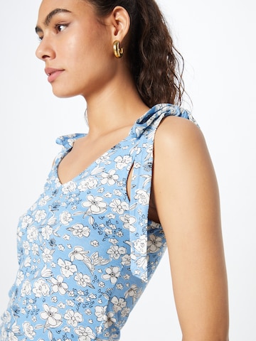 Top 'Neora' di PIECES in blu