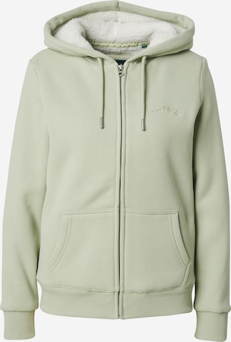 Superdry Collegetakki värissä vihreä: etupuoli