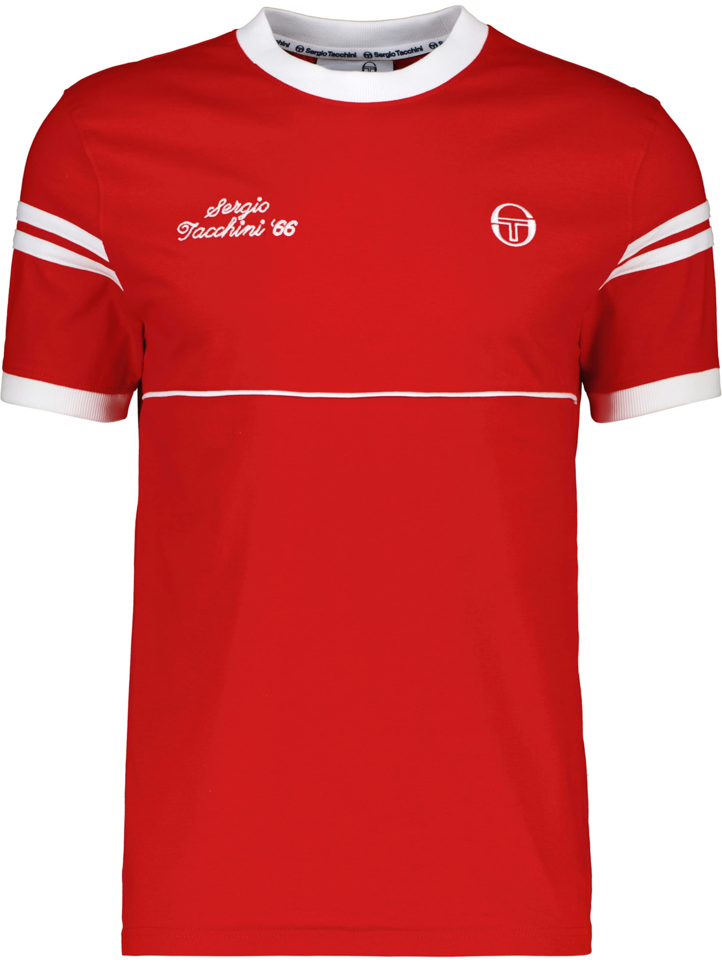 Sergio Tacchini Funktionsshirt 'Orion Davis' in Rot: Vorderseite