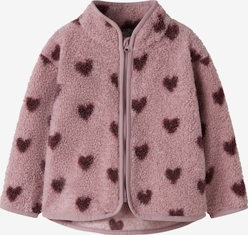 NAME IT Fleece jacket 'NBFOLAJA' in Purple: front