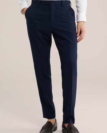 WE FashionSlimfit Hlače - plava boja: prednji dio