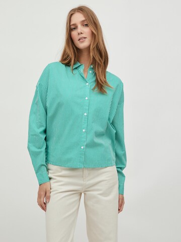 VILA Blouse 'Malene' in Groen: voorkant