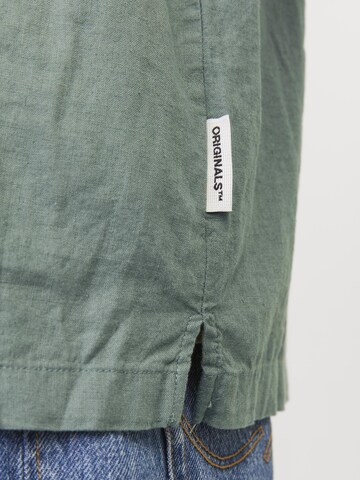 JACK & JONES Comfort fit Button Up Shirt 'JORFaro' in Green