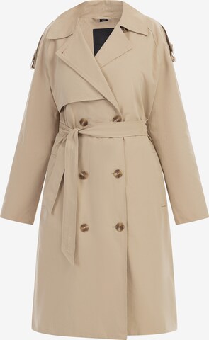 DreiMaster Klassik Between-seasons coat in Beige: front