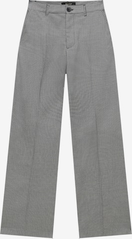 Pull&Bear Loosefit Pantalon in Zwart: voorkant