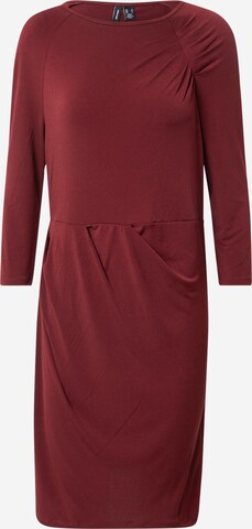 VERO MODA Jurk 'Melinda' in Rood: voorkant