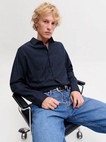 JACK & JONES Regular fit Overhemd 'JJeField' in Blauw