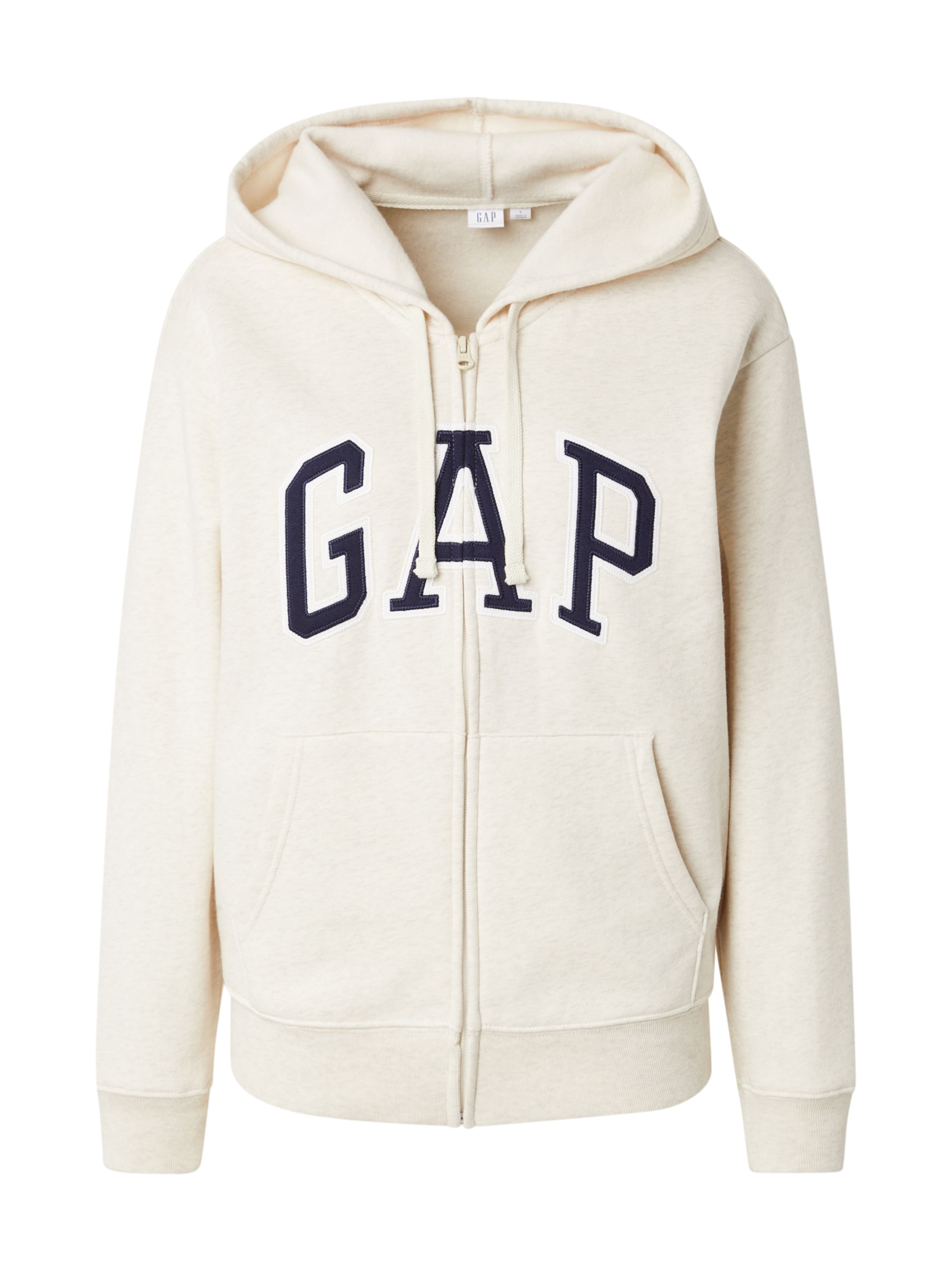 GAP Tepláková bunda &#x27;HERITAGE&#x27; - Béžová: predná strana