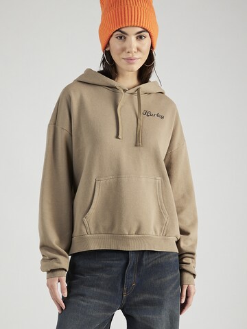 Hurley Athletic Sweatshirt 'EVERY DAY' in Beige: front