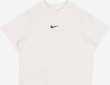 Nike Sportswear Funkční tričko – bílá: přední strana